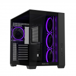 Gabinete ASUS A32 PLUS, Midi-Tower, ATX/Micro-ATX/Mini-ITX, USB 3.0, sin Fuente, 4 Ventiladores Instalados, Negro