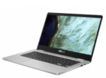 Laptop ASUS Chromebook C423 14" HD, Intel Celeron N3350 1.10GHz, 4GB, 32GB eMCC, Chrome OS, Inglés, Gris