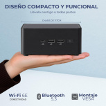 Mini PC ASUS NUC 14 PRO, Intel Core Ultra 7 155H, 24GB, 1TB SSD, sin Sistema Operativo,+ Teclado/Mouse/Monitor de 27" - Imagen adicional 2