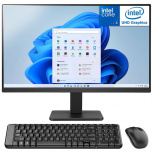 Computadora ASUS NUC 14 Pro, Intel Core 100U, 16GB, 256GB SSD, Wi-Fi, Windows 11 Prueba + Teclado/Mouse/Monitor de 23.8