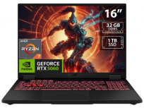 Laptop Gamer ASUS TUF A16, 16" 1920x1200 WUXGA, AMD Ryzen 7 260, NVIDIA GeForce RTX 5060, 32GB, 1TB SSD, Windows 11 Home, Inglés