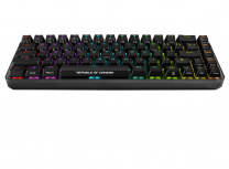 Teclado Gamer ASUS M601 ROG Falchion NX RGB 65%, Teclado Mecánico, Switch ROG NX Brown, Inalámbrico, Negro (Inglés) image
