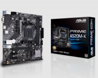 Tarjeta Madre ASUS PRIME A520M-K/CSM, Micro-ATX, Socket AM4, AMD A520, 64GB DDR4, HDMI para AMD