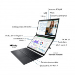 Laptop ASUS Zenbook 14, 14" 2880x1800 Táctil, Intel Core Ultra 9 285H, 32GB, 1TB SSD, Windows 11 Home, Español - Imagen adicional 2