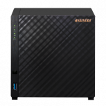 Asustor AS1204T NAS, 4 Bahías, Realtek RTD1619B, 1GB RAM, SATA, máx 80TB ― No Incluye Disco