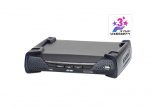 Aten Receptor de Video KVM IP Alámbrico, 1x HDMI, 2x USB-A, 1x DB-9, 1 x RJ-45, 1x SFP