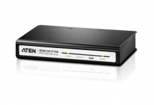Aten Video Splitter HDMI VS184B, 1 Entrada, 4 Salidas, Negro
