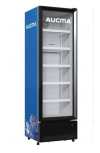 Aucma Refrigerador ACMUS450SSE, 16 Pies Cúbicos, Azul/Negro