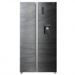 Aucma Refrigerador ARSB598R1DV, 22 Pies Cúbicos, Gris