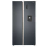 Aucma Refrigerador ARSB598SGDV, 22 Pies Cúbicos, Gris