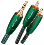 AudioQuest Cable 3.5mm Macho - 2x RCA Macho, 1 Metro, Verde