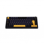Teclado Gamer Aula F75 LED RGB 75%, Teclado Mecánico, Linear, Inalámbrico, USB/RF Inalámbrico/Bluetooth, Negro, Español