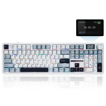 Teclado Gamer Aula F108PRO LED RGB, Teclado Mecánico, Linear, Alámbrico/Inalámbrico, USB/Bluetooth, Multicolor, Inglés