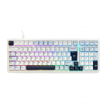 Teclado Gamer Aula F99 LED RGB 90%, Teclado Mecánico, Linear, Alámbrico, USB, Multicolor, Español