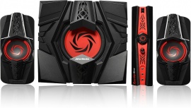 AverMedia Gaming Speakers con Subwoofer Ballista Unity, Alámbrico, 2.1, 40W RMS, Negro/Rojo