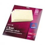 Avery Etiquetas para Dirección 5667, 2000 Etiquetas de 1/2'' x 1 3/4'', Transparente