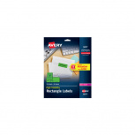 Avery Etiqueta Rectangular 5971, 750 Piezas de 1" x 2-5/8", Verde Neón