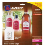 Avery 22809 Etiquetas 3 "x 2 – 1/4 Color Blanco