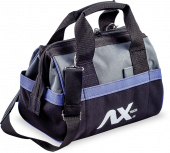 Axtech Mochila para Herramientas AXT-MH16, 10 Bolsillos, Negro/Azul