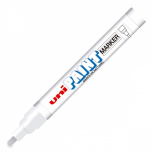 Azor Marcador UniPaint PX20BL, Punta Tipo Bala, Blanco, 12 Piezas