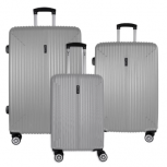 Bagiau Kit de Maletas 90439003, 20"/24"/28", Cerradura de Combinación, Gris, 3 Piezas