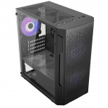 Gabinete Balam Rush Artic GI725, Mini-Tower, Micro-ATX/Mini-ITX, USB 2.0/3.0, sin Fuente, 3 Ventiladores Instalados, Negro/Gris - Imagen adicional 1