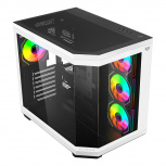 Gabinete Balam Rush Tank Super 9600 TB, Midi-Tower, ATX/Micro-ATX/Mini-ITX, USB 2.0/3.0, sin Fuente, 4 Ventiladores Instalados, Negro/Blanco - Imagen adicional 1