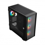Gabinete Balam Rush Carbono Twin Mate 8000, Midi-Tower, Micro-ATX/Mini-ITX, USB 2.0/3.0, sin Fuente, 4 Ventiladores Instalados, Negro - Imagen adicional 2