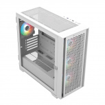 Gabinete Balam Rush Carbono Twin Mate 8000, Midi-Tower, Micro-ATX/Mini-ITX, USB 2.0/3.0, sin Fuente, 4 Ventiladores Instalados, Blanco - Imagen adicional 5