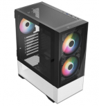 Gabinete Balam Rush Nitrox Crystal 5500CBW, Midi-Tower, ATX/Micro-ATX/Mini-ITX, USB 2.0/3.0, sin Fuente, 3 Ventiladores Instalados, Blanco - Imagen adicional 2