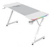 Balam Rush Escritorio Gamer OLYMPUS SPOT GLOW MRX6000 RGB, 60cm x 140cm, Blanco - Imagen adicional 1