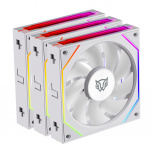 Ventilador Balam Rush EOLOX LINK EXL95, 3x 120mm, 1800RPM, ARGB, Blanco