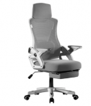 Balam Rush Silla Gamer Power Rush Mesh, hasta 100kg, Gris