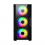 Gabinete Balam Rush Nitrox Edge Pro Crystal 4900C, Mini-Tower, Micro-ATX/Mini-ITX, USB 2.0/3.0, sin Fuente, 4 Ventiladores Instalados, Negro