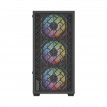 Gabinete Balam Rush NITROX EDGE AIRCOOL 4700A, Mini-Tower, Micro-ATX/Mini-ITX, USB 2.0/3.0, sin Fuente, 4 Ventiladores Instalados, Negro - Imagen adicional 1