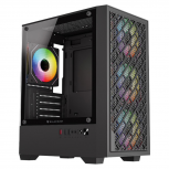 Gabinete Balam Rush NITROX EDGE AIRCOOL 4700A, Mini-Tower, Micro-ATX/Mini-ITX, USB 2.0/3.0, sin Fuente, 4 Ventiladores Instalados, Negro
