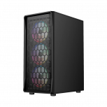 Gabinete Balam Rush BR-943963, Midi-Tower, ATX/Micro-ATX/Mini-ITX, USB 2.0/3.0, sin Fuente, 4 Ventiladores Instalados, Negro - Imagen adicional 1