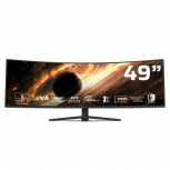 Monitor Gamer Curvo Balam Rush Cosmos Titan MCT49X LED 49", 5120x1440, G-Sync/FreeSync, 120Hz, HDMI/DisplayPort, Bocinas Integradas, Negro