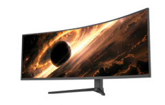 Monitor Gamer Curvo Balam Rush Cosmos Titan MCT49X LCD 49", 5120x1440, G-Sync/FreeSync, 120Hz, HDMI/DisplayPort, Bocinas Integradas, Negro image