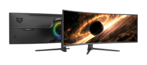 Monitor Gamer Curvo Balam Rush Cosmos Titan MCT49X LCD 49", 5120x1440, G-Sync/FreeSync, 120Hz, HDMI/DisplayPort, Bocinas Integradas, Negro image