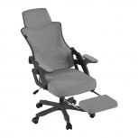 Balam Rush Silla Gamer BR-944199, hasta 100kg, Gris - Imagen adicional 2