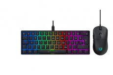 Kit Gamer de Teclado y Mouse Balam Rush Fusion Vanguard CKG660, Alámbrico, USB, Negro, Español