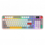 Teclado Gamer Balam Rush Warstrike Frost KG500FI LED RGB 96%, Inalámbrico, RF Inalámbrico/Bluetooth, Multicolor, Español