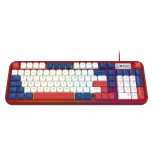 Teclado Gamer Balam Rush Warstrike Gunda KG500G LED RGB 96%, Alámbrico, USB, Multicolor, Español