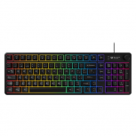 Teclado Gamer Balam Rush Balrak Pro KG490 LED RGB 96%, Alámbrico, USB, Negro, Español