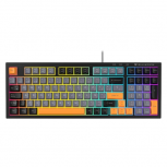 Teclado Gamer Balam Rush Balrak Plus KG480 LED 96%, Alámbrico, USB, Multicolor, Español