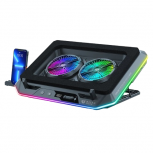 Balam Rush Base Enfriadora para Laptop 17", 2 Ventiladores, Negro