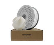 Bambu Lab Bobina de Filamento PLA Basic, Diámetro 1.75mm, 1kg, Blanco