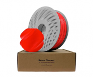 Bambu Lab Bobina de Filamento PLA BAM-446008, Diámetro 1.75mm, 1kg, Rojo