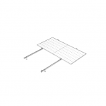 Basel Montaje Solar KITBASEL1X1A0, 15°, 1 Módulo